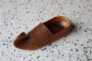 houten schoentje handgemaakt 22206a